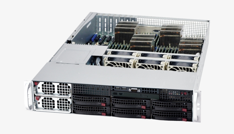 Navion 2u Quadputer 4p Server - Supermicro A+ Server 2042g-trf - Server - Rack-mountable, transparent png download