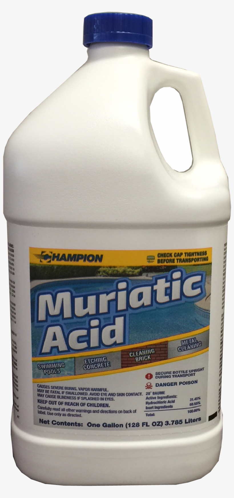 Champion Muriatic Acid - Muriatic Acid, transparent png download
