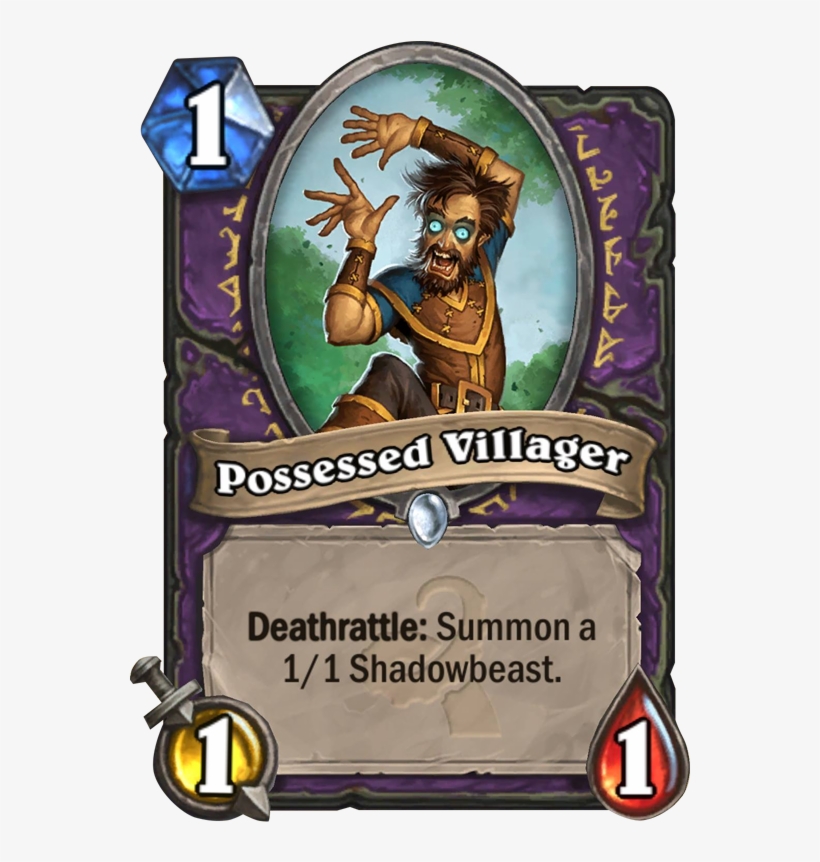 Possessed Villager - Hearthstone Mech C Thun, transparent png download