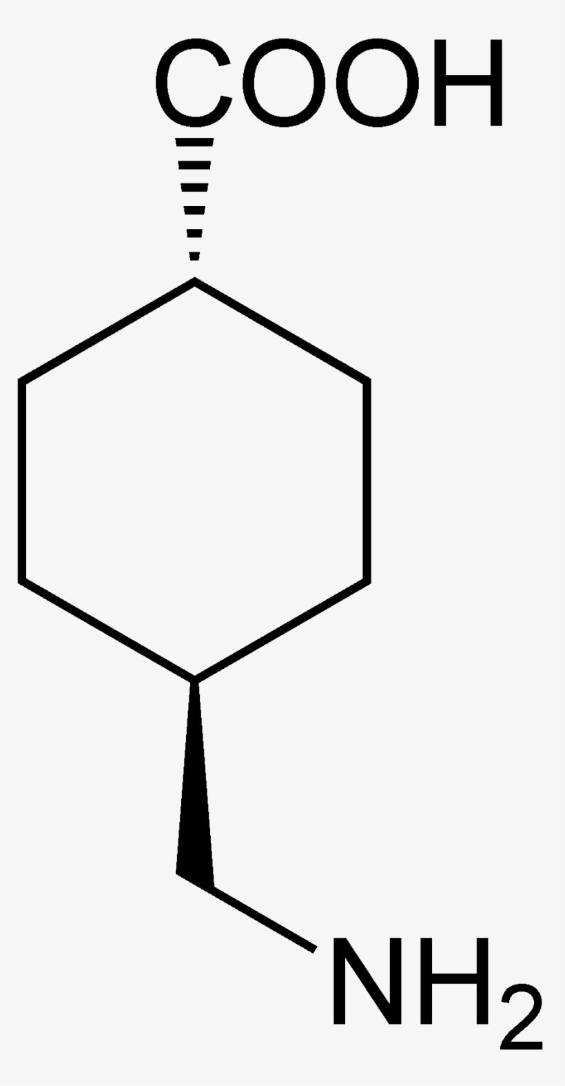 Tranexamic Acid Structural Formulae - Para Aminosalicylic Acid Structure, transparent png download