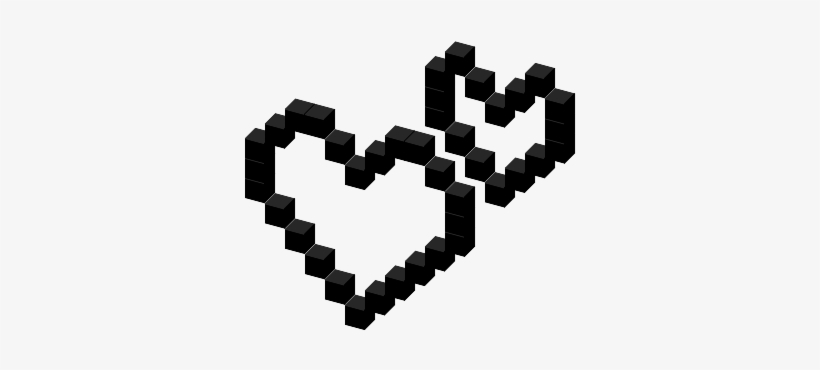 View Favicon On T-shirt - Pixel White Heart Png, transparent png download