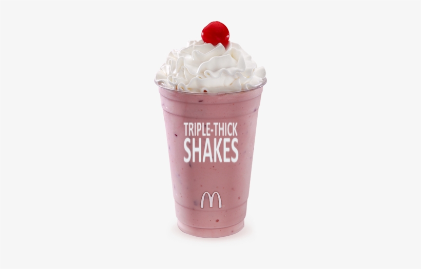Strawberry Shake - Mcdonalds Shake, transparent png download