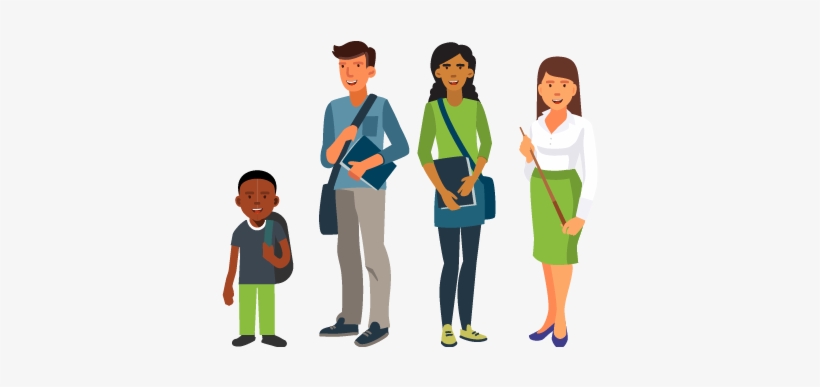 Free For Individual Teachers & Students - Students And Teachers Png, transparent png download