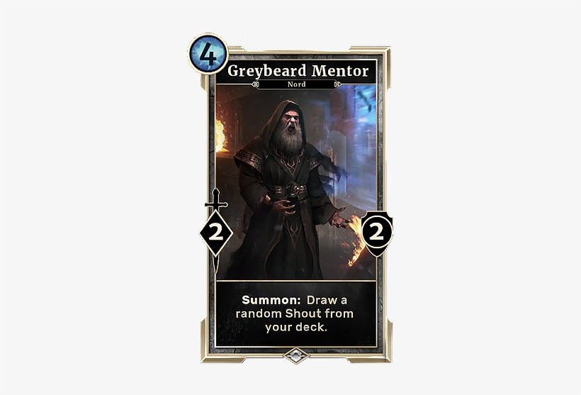 Tesl Skyrim Greybeardmentor En - Video Game, transparent png download