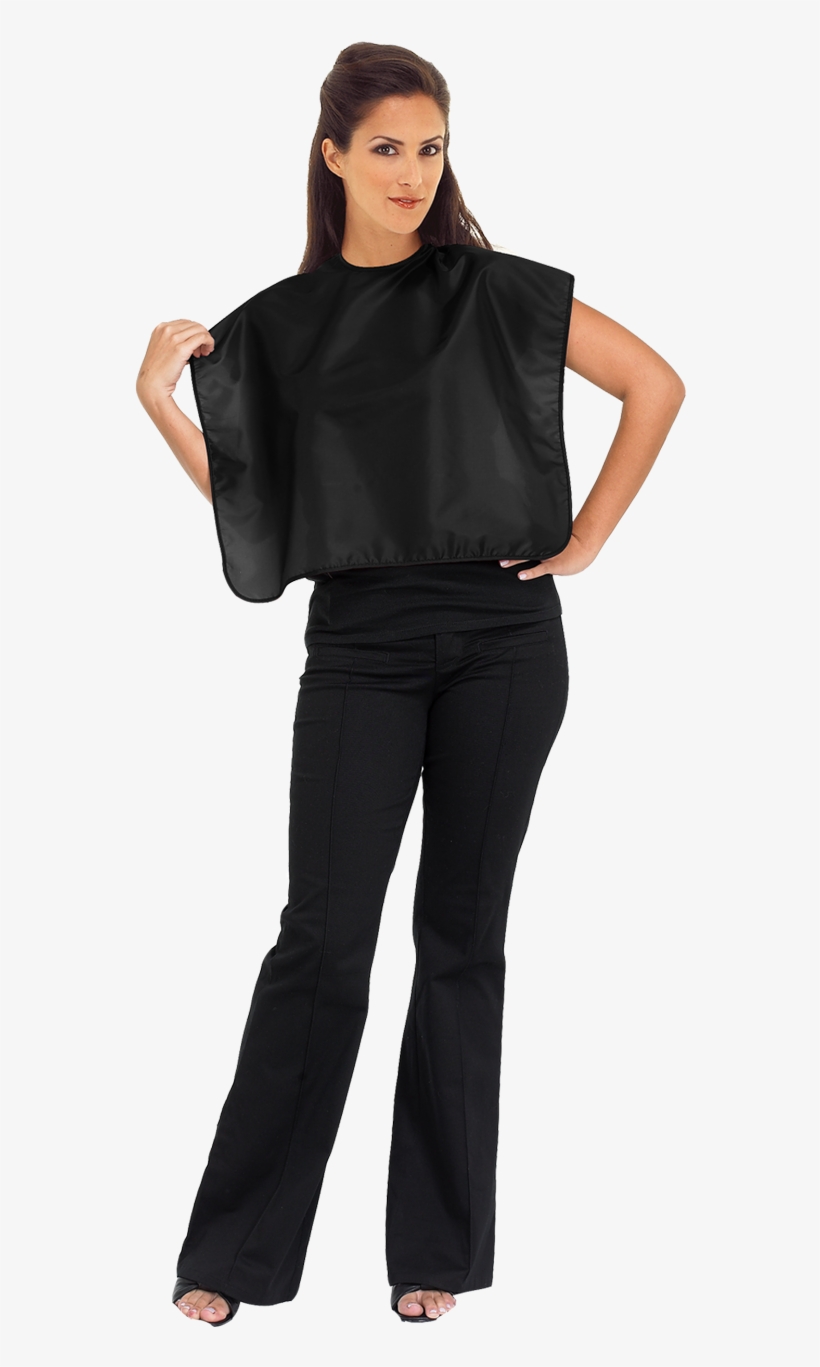 Betty Dain Nylon Shortie Cape - Betty Dain Nylon Shortie Comb-out Cape, transparent png download