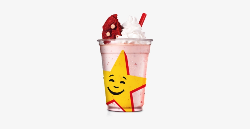 Red Velvet Shake Hardees, transparent png download