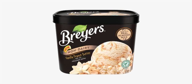 Non Dairy Vanilla Peanut Butter - Breyers Non Dairy Vanilla Peanut Butter, transparent png download