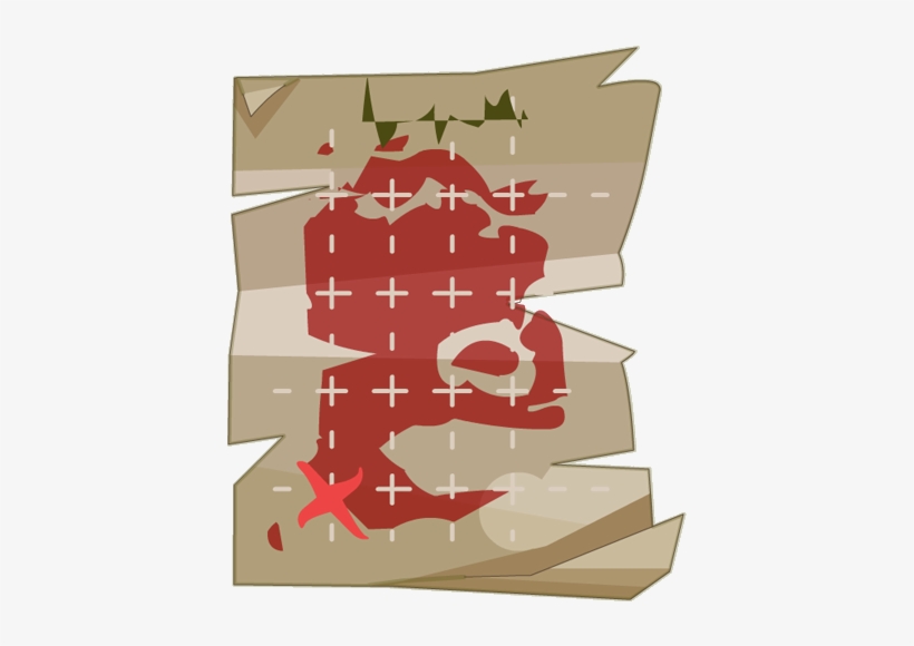 Dark Miners' Treasure Map - Illustration, transparent png download