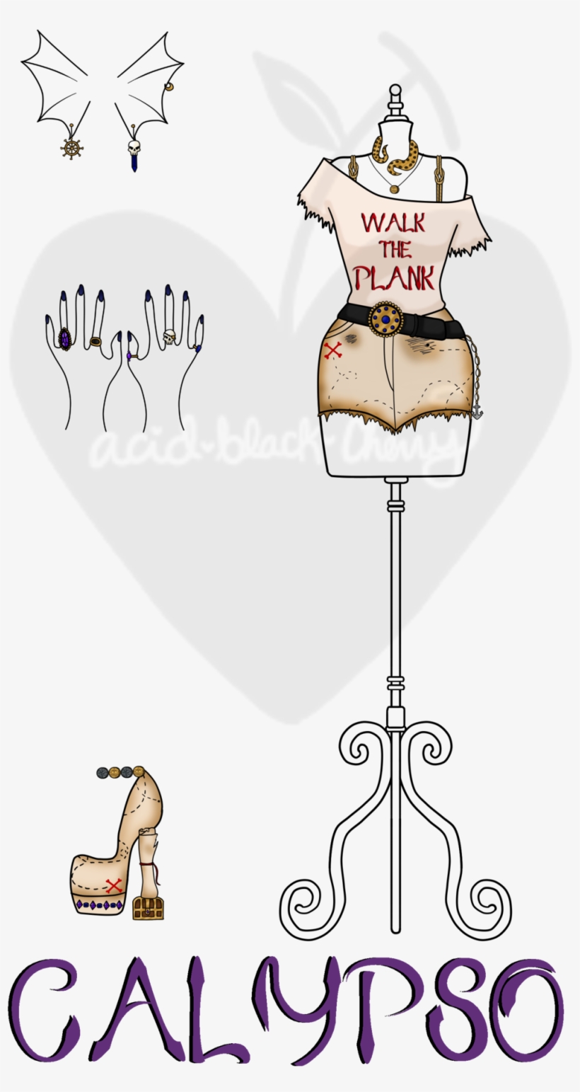 A Treasure Map Pirate-esque Outfit Created For @sleazycheese - Cartoon, transparent png download