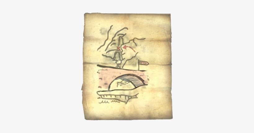 Treasuremapix - The Elder Scrolls V: Skyrim, transparent png download
