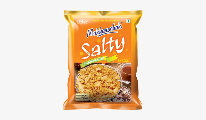 Salty - Mukharochak Mirchi Jhal Chanachur (pack Of 2 , 200, transparent png download