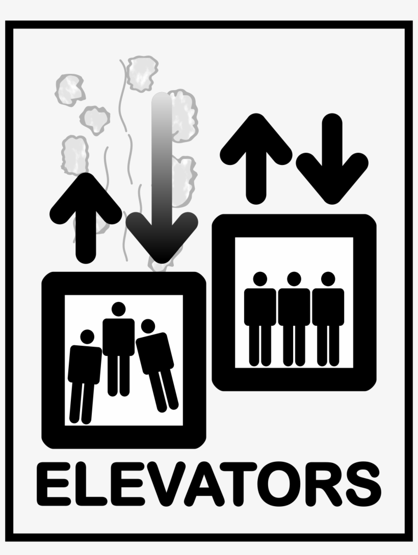 This Free Icons Png Design Of Elevator Sign, transparent png download
