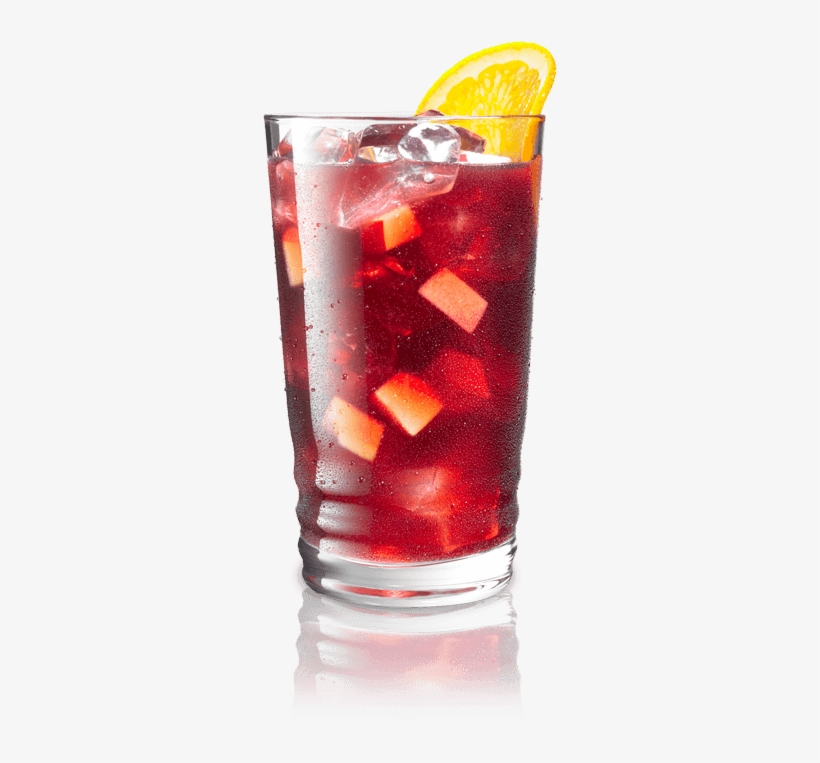 Agua De Jamaica Png - Vaso De Sangria, transparent png download