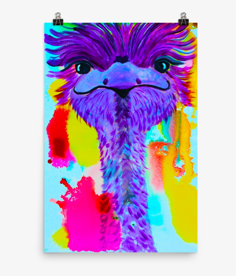 Ostrich • Art Print, transparent png download