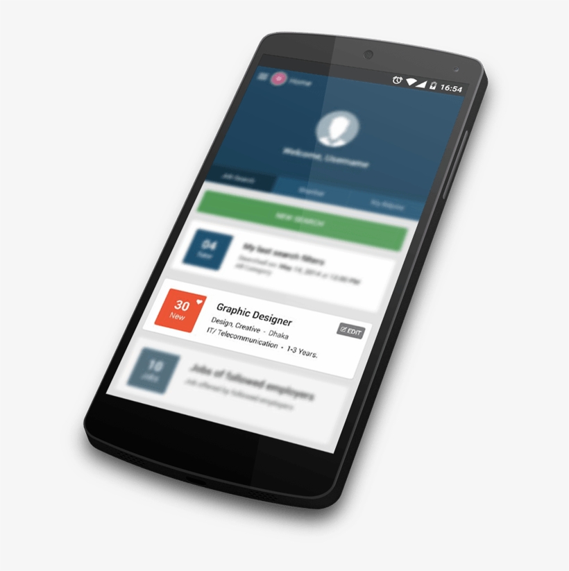 Shortlisted Jobs - Job Search App Latest Design, transparent png download