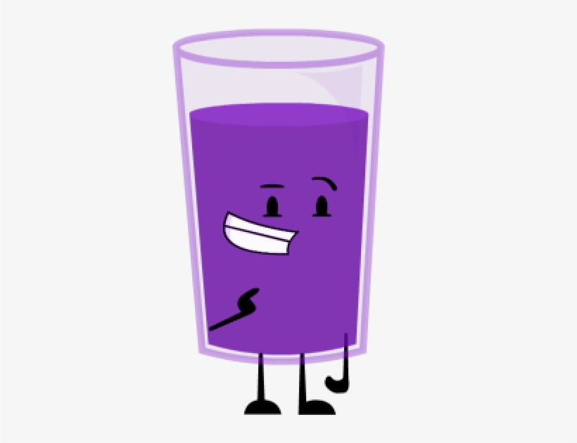 Wow Grape Juice Pose 1 - Purple Grape Juice Cartoon, transparent png download