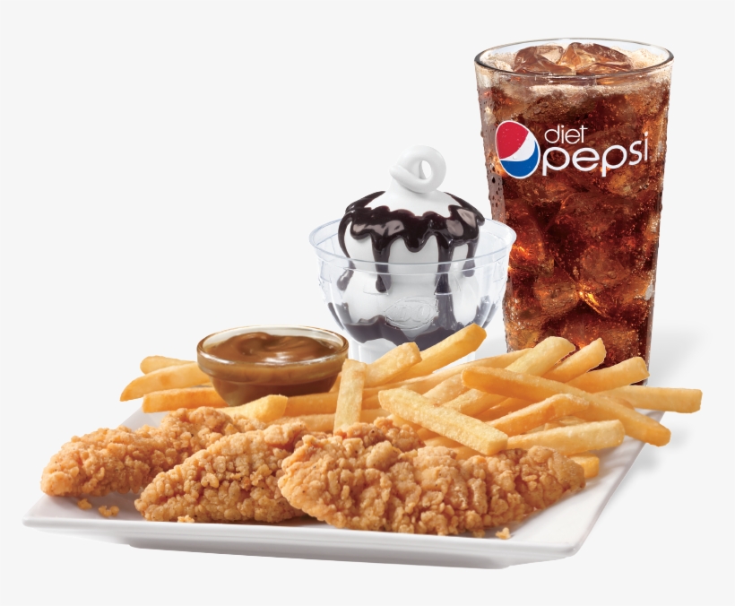 Chicken Strip Meal - 7 Dollar Meal Deal, transparent png download