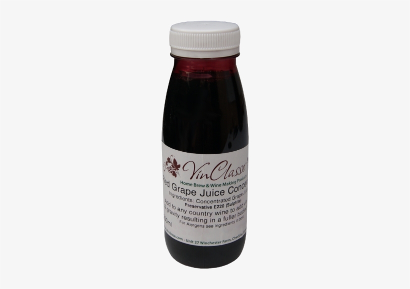 Vinclasse 250ml Red Grape Juice Concentrate - Wine Making - Vinclasse 250ml White Grape Juice Concentrate, transparent png download
