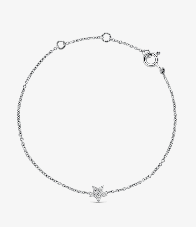 White Gold Bracelet, Pu16031-obd V - Bracelet, transparent png download