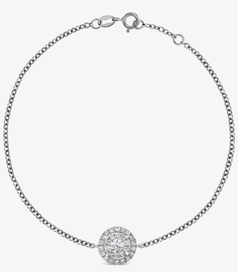 White Gold Bracelet, Pu16019-obd V - Bracelet, transparent png download