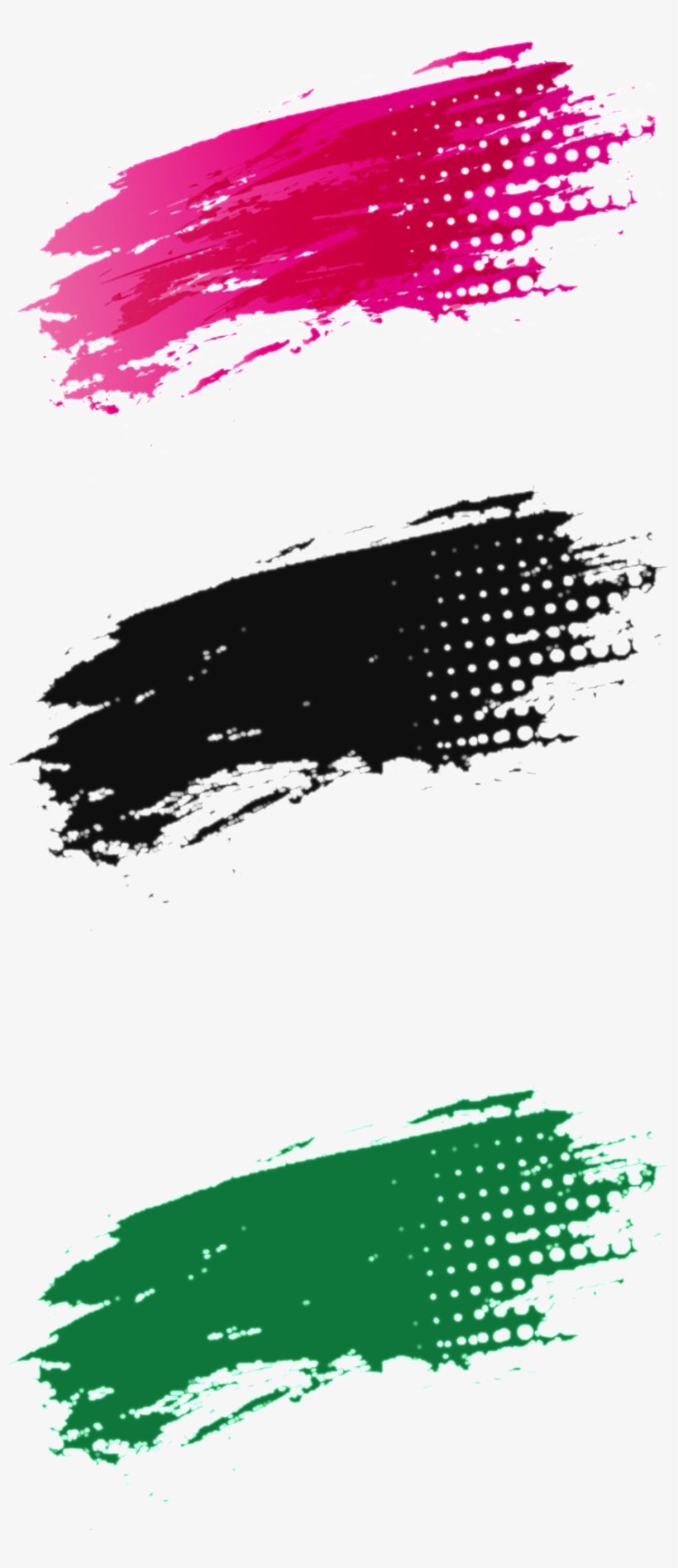 Tri Color Ink Stains Graffiti - Color, transparent png download
