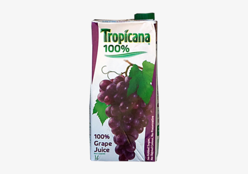 Tropicana 100% Grape Juice 1ltr, transparent png download