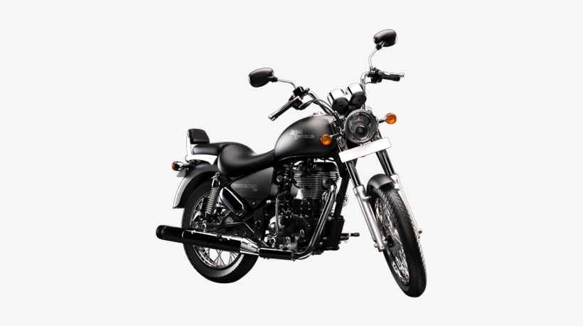 2012 Royal Enfield Thunderbird 500 Front - Royal Enfield Thunderbird 500 Matte Black Price, transparent png download