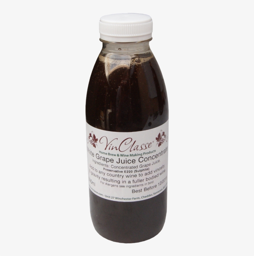 Vinclasse White Grape Juice Concentrate - Glass Bottle, transparent png download
