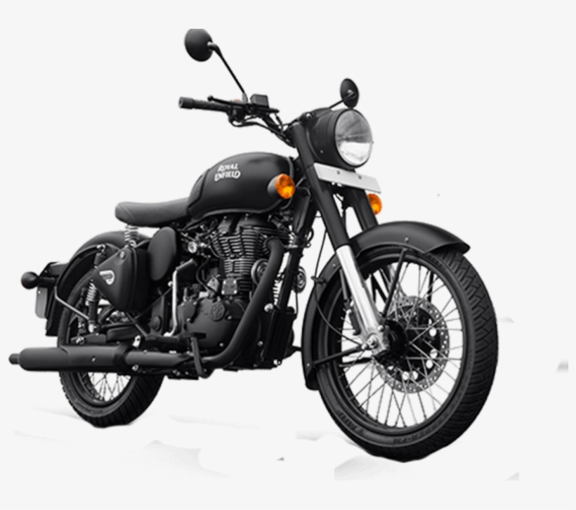 Royal Enfield Classic Stealth Black - Royal Enfield Signals Abs, transparent png download
