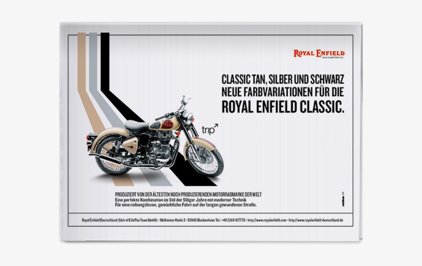 Royal Enfield Is The Oldest Continuous-production Motorcycle - Motorcycle, transparent png download