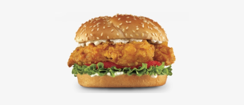 Spicy Chicken With Ranch Chicken Burger Recipes, Chicken - Chicken Tender Sandwich Carl's Jr, transparent png download