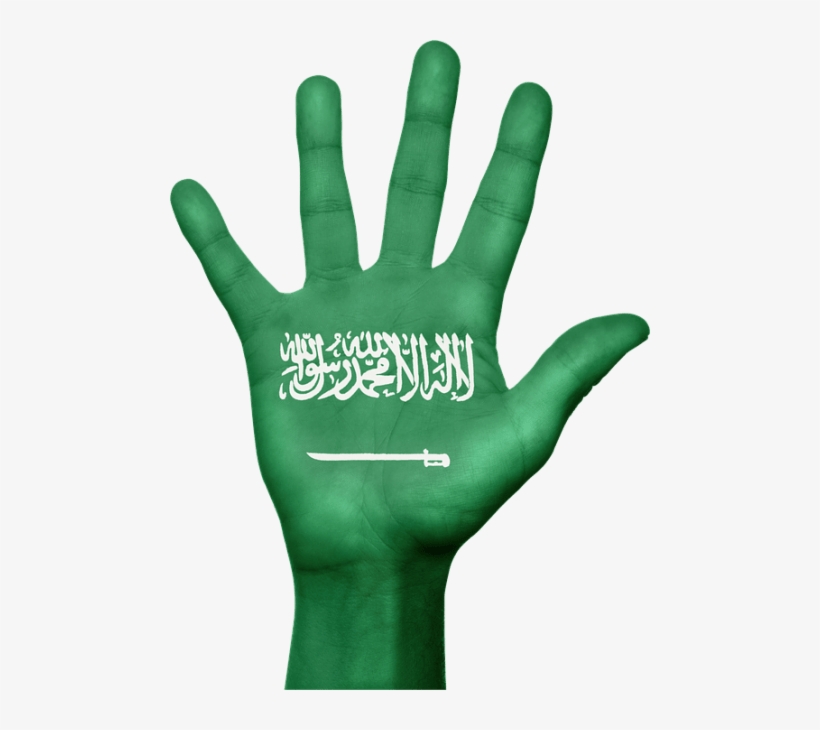 Free Png Saudi Arabia Hand Png Images Transparent - Saudi Arabia Country Flag 58mm Button Badge, transparent png download