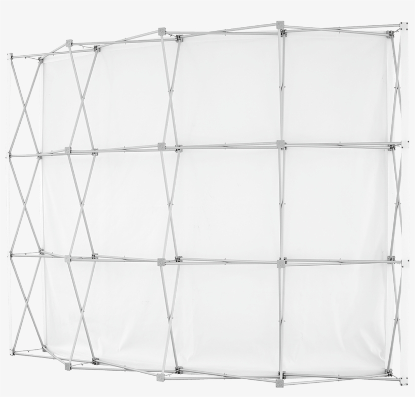Banner Wall Curved - Fibreglass Banner Frame, transparent png download