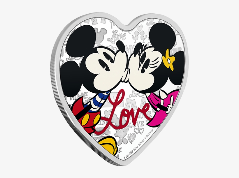 Pure Silver Heart-shaped Coin - Heart Shape, transparent png download
