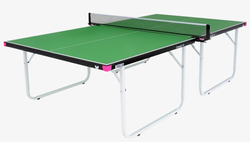 Butterfly Tr28g Compact 19 Green Table Tennis Table - Butterfly Compact 19 Green (full Size, Compact Storage), transparent png download