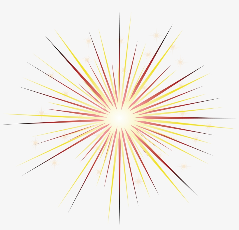 Yellow Graphic Design Red - Raios Vetores Branco Png, transparent png download