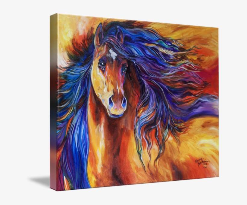 "the Midnight Sun Braveheart" By Marcia Baldwin, Wesley - Westland Giftware Canvas Wall Art, The Midnight Sun,, transparent png download