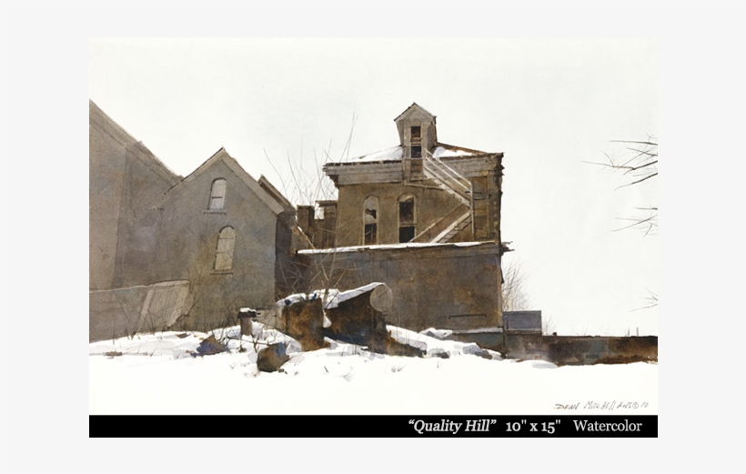 Quality Hill Dean Mitchell Studio - Watercolor Painting, transparent png download