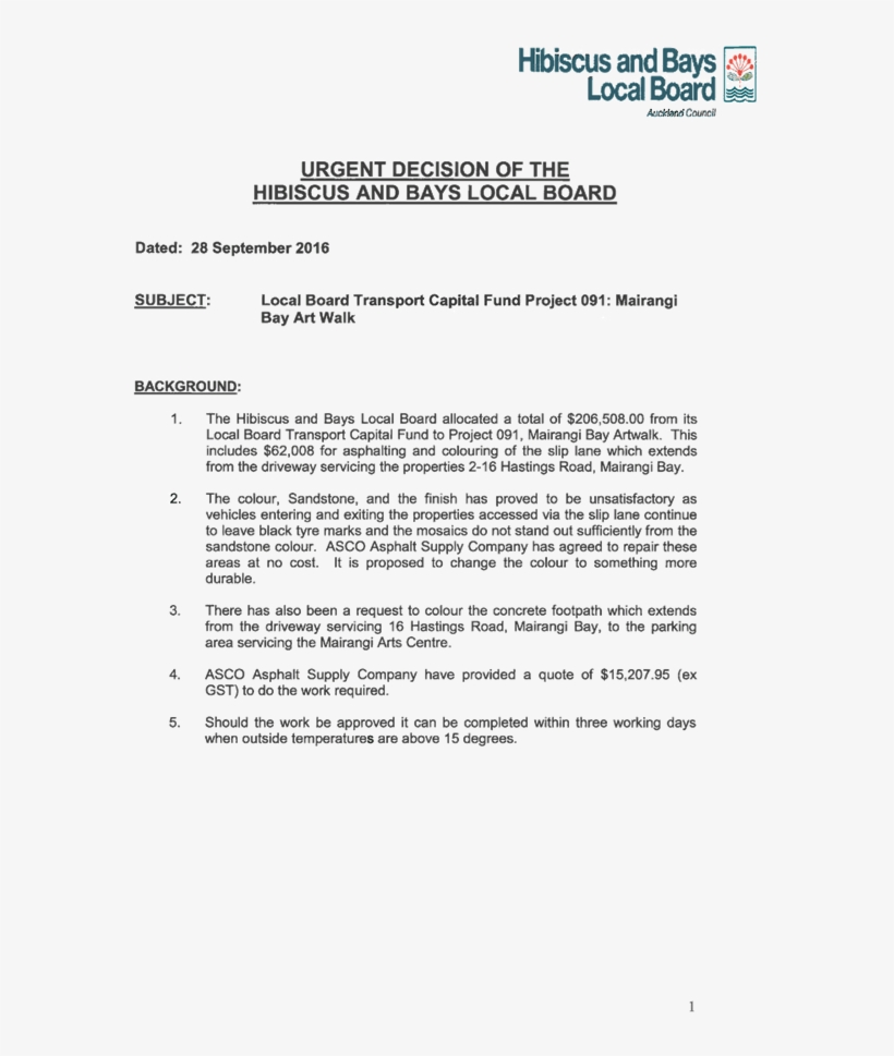 Page - Howick Local Board, transparent png download