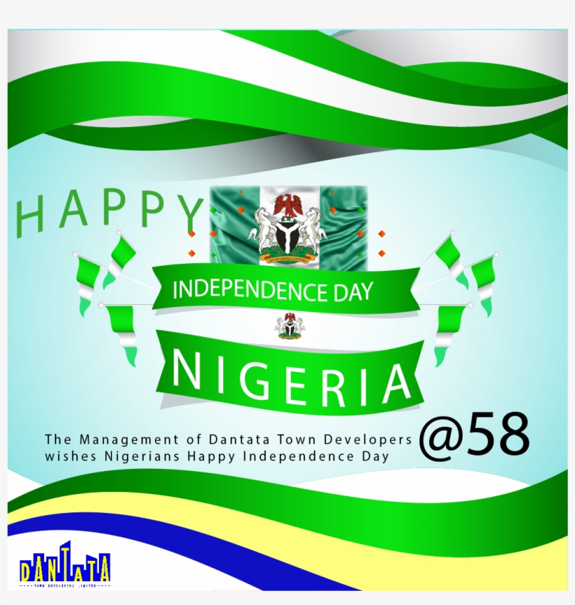 Happy Independence Day Nigerians - Graphic Design, transparent png download