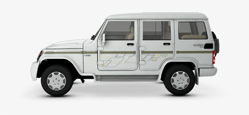 Mahindra Bolero 03 - Bolero Zlx White Colour, transparent png download