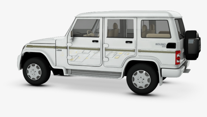 Swipe To Rotate - Mahindra Bolero White, transparent png download