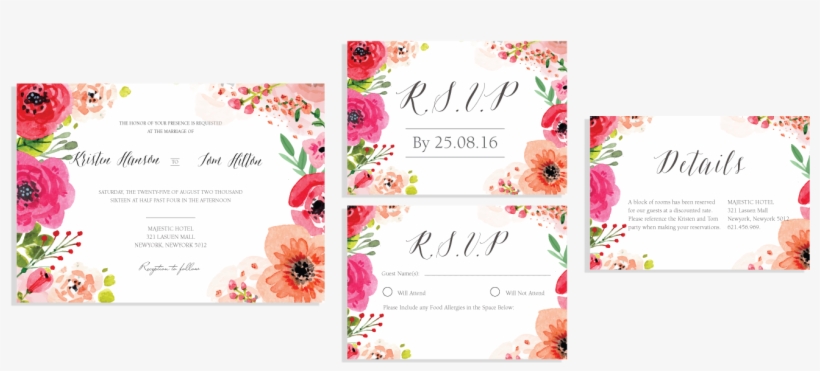 Floral Invitation Set - Kess Global Inc. Kess Inhouse Kess Original Don't Stop, transparent png download
