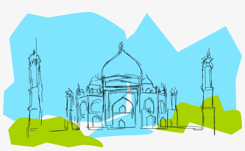 This Free Icons Png Design Of India The Taj Mahal, transparent png download