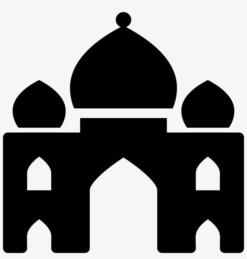 Taj Mahal Silhouette Png, transparent png download
