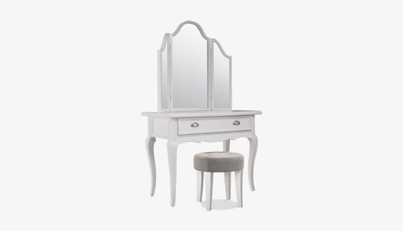 Giselle Dressing Table Set - Bentley Designs Chantilly White Furniture Dressing, transparent png download