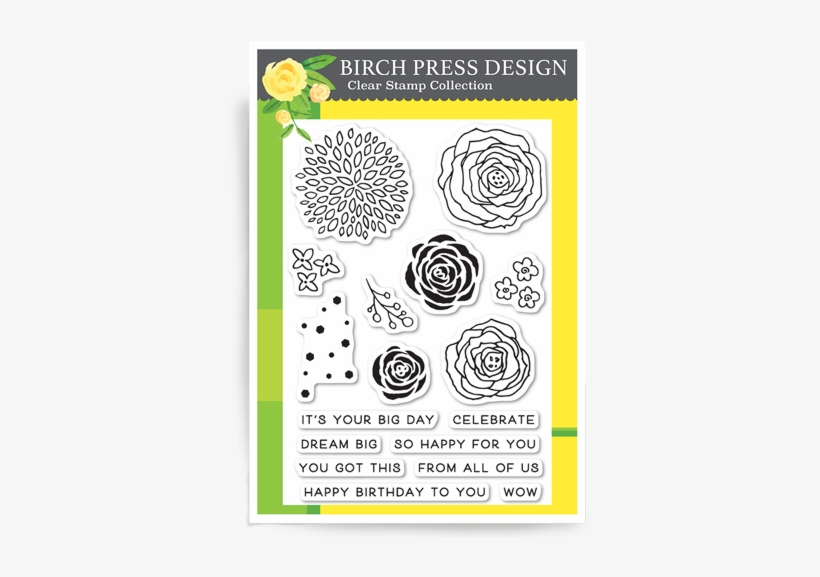 Time To Celebrate Clear Stamp Set - Birch Press Design Time To Celebrate Clear Stamps Cl8119., transparent png download
