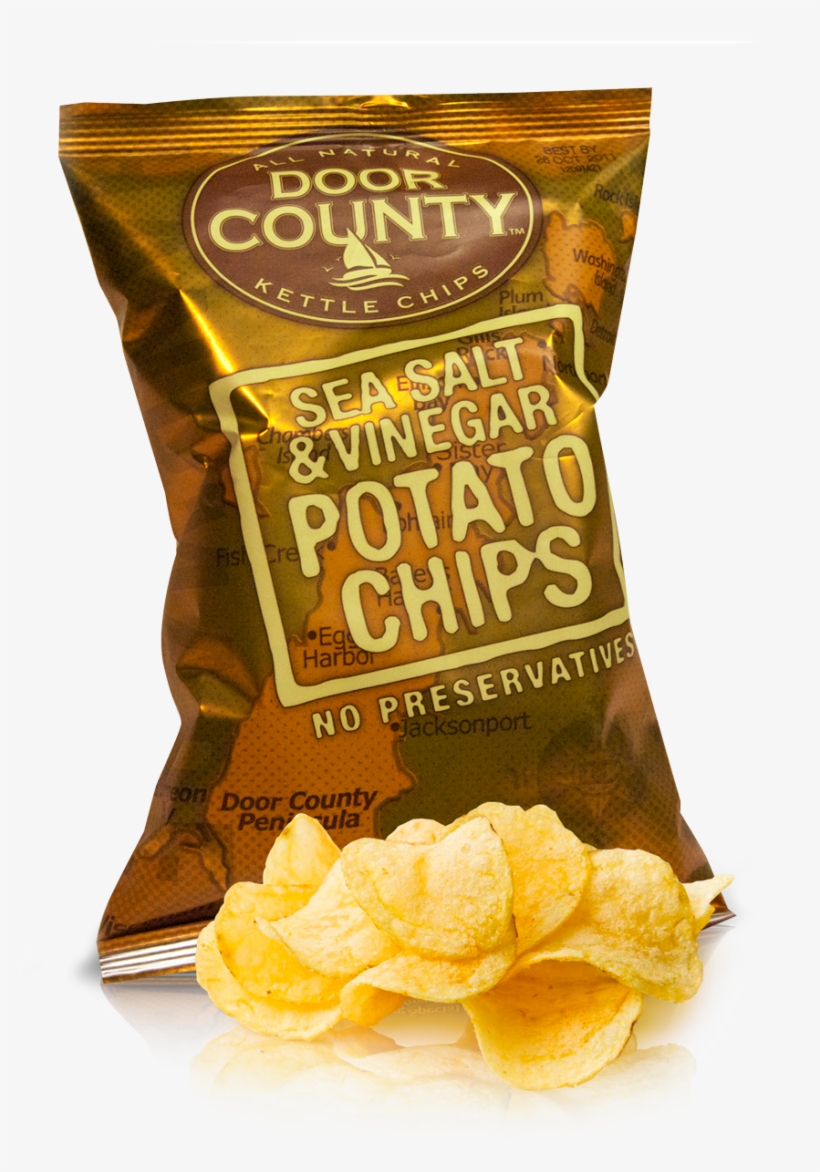 6oz Sea Salt & Malt Vinegar Potato Chips, transparent png download