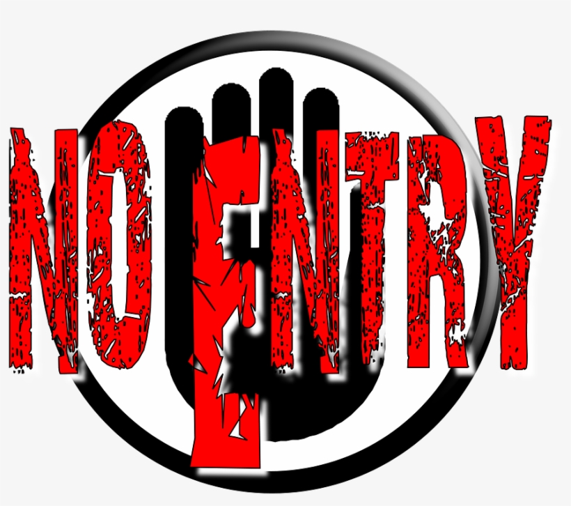 His Latest Travel Ban Targeting People From Six Muslim-majority - No Entry, transparent png download