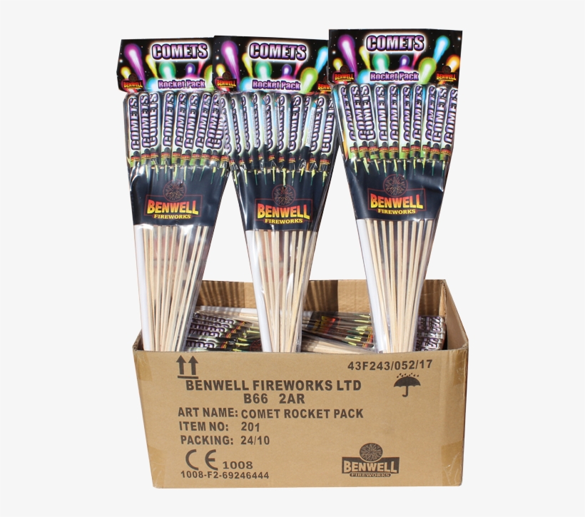 Comet Rockets X - Fireworks, transparent png download